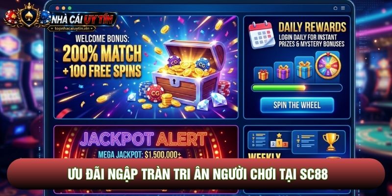Ưu đãi ngập tràn tri ân người chơi tại Sc88 Ưu đãi ngập tràn tri ân người chơi tại Sc88